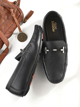 CLOG LONDON - Mens Casual Loafers Black