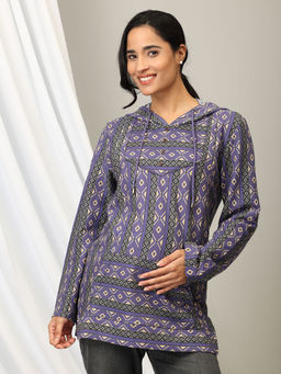 The Mom Store - Euphoric Dazzle Maternity and Nursing Hoodie