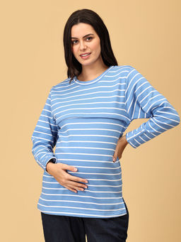 The Mom Store - Maritime Muse Maternity and Nursing Sweatshirt