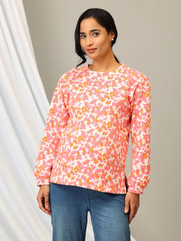 The Mom Store - Pink-A-Rinne Dream Maternity and Nursing Sweatshirt