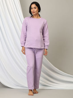 The Mom Store - Lavender Lush Maternity and Nursing Loungewear (Set of 2)