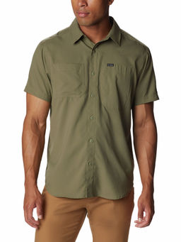 Columbia - Mens Olive Colour Silver Ridge Utility Lite Half Sleeve Shirt