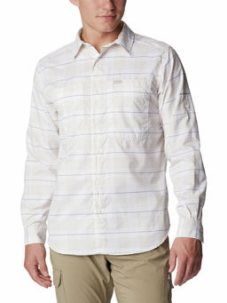 Columbia - Mens White Colour Silver Ridge Utility Lite Plaid Full Sleeve Shirt