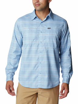 Columbia - Mens Blue Colour Silver Ridge Utility Lite Plaid Full Sleeve Shirt