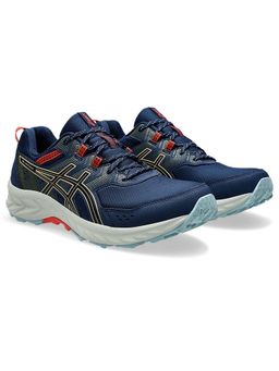 ASICS - Gel-Venture 9 Blue Lace-Ups Running Shoes