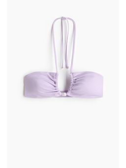 H&M - Women Purple Padded Halterneck Bikini Top