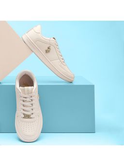 U.S. POLO ASSN. - Women NYRA Nude Fashion Sneakers