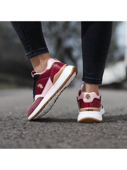 U.S. POLO ASSN. - Women Carrie Maroon Sneakers