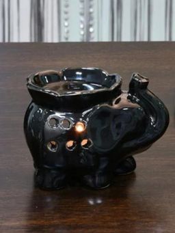 At Home by Nilkamal - Promo Elephant Burner Oil Diffuser (Black)
