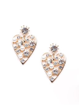 Odette - Women White Metal Earrings