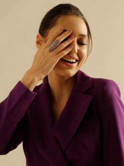 Shaze - White Flower Ring