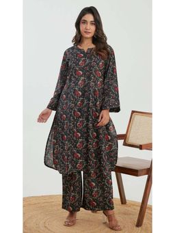 Autumnlane - Samragi Jade Printed Cotton Co-Ord (Set of 2)