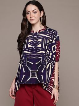 Ritu Kumar - Blue Ayatah Short Top