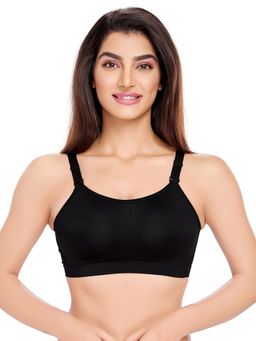 Juliet - Womens Unicup Smooth Support Bra Black