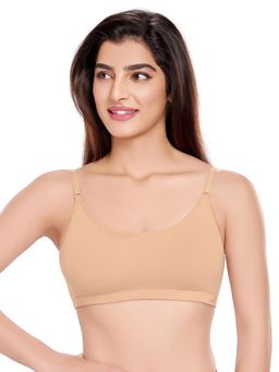 Juliet - Womens Sculpt and Support Series Padded Sports Bra Beige