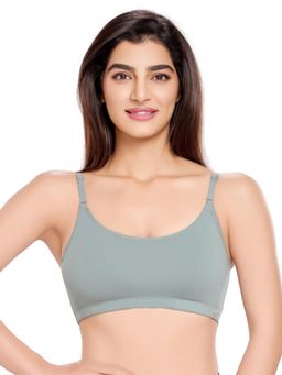 Juliet - Womens Sculpt and Support Series Padded Sports Bra Grey