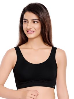 Juliet - Womens Comfort Meets Performance Sports Bra Black