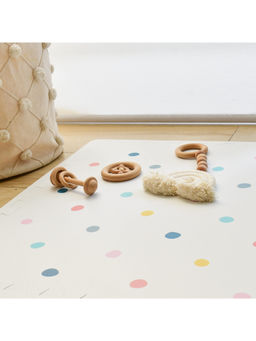 Kind&Me - White Stylish Modern Premium Cushioned Play Mat