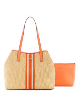 Guess - Beige Vikky Tote Bag with Pouch