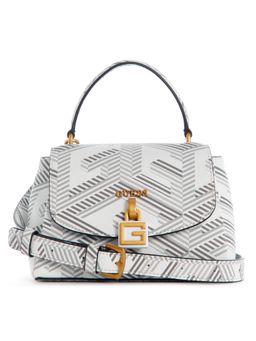 Guess - White Montreal Mini Crossbody Bag