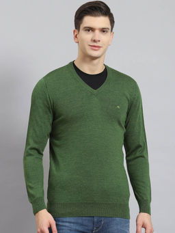 Monte Carlo - Green Solid Pullover