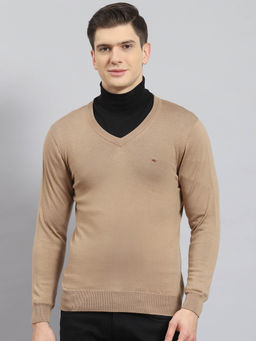 Monte Carlo - Md Camel Solid Pullover