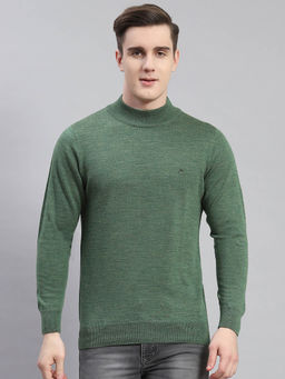 Monte Carlo - Green Solid Sweater