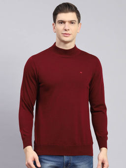 Monte Carlo - Dark Maroon Solid Pullover