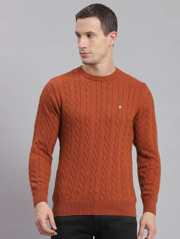 Monte Carlo - Rust Self Design Pullover