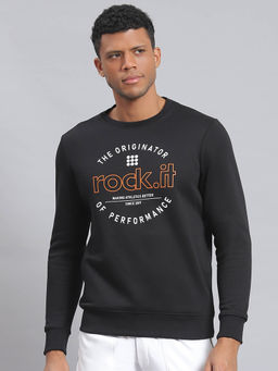 Rock.it - Black Printed Sweatshirt