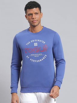 Rock.it - Blue Printed Sweatshirt