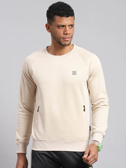 Rock.it - Cream Printed Sweatshirt