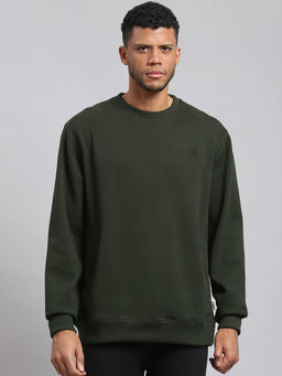 Rock.it - Olive Solid Sweatshirt