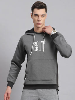 Rock.it - Grey Printed Hoodie