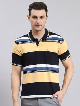 Monte Carlo - Multi Stripes Polo T-Shirt
