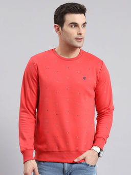 Monte Carlo - Coral Printed Sweatshirt