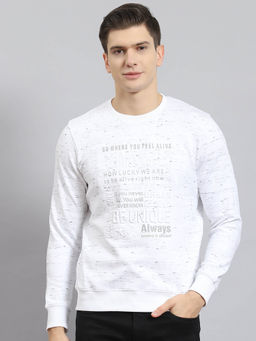 Monte Carlo - Off-White Printed Sweatshirt