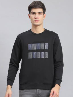 Monte Carlo - Black Printed Sweatshirt