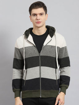 Monte Carlo - Beige Stripes Hoodie