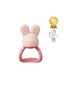 b.box - Blush Pink Chill + Fill Bunny Teether