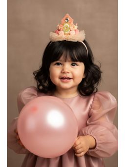 Choko - Glitter Birthday Crown Hair Band for Girls (2-4 Years)