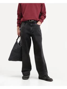 Rare Rabbit - Mens Prep Dark Grey Cotton Blend Jeans