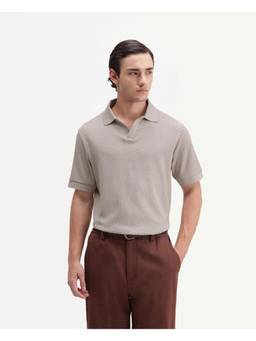 Rare Rabbit - Mens Zegon Beige Cotton Polo