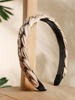 Stol'N - Peach Stone Applique Broad Knot Hair Band