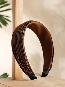 Stol'N - Brown Broad Knot Hair Band