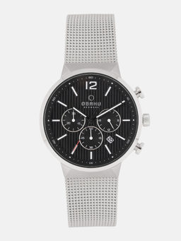 Obaku - Black Round Dial Analog Watch - V180GCCBMC