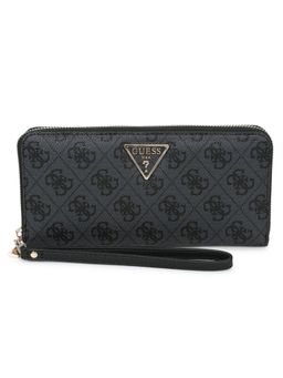 Guess - Laurel Slg Large Zip Around Black Wallets