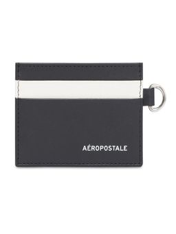Aeropostale - Men Leather Card Holder - Black Ivory