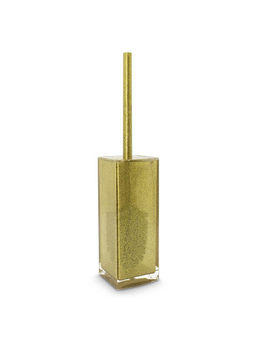 Freelance - Sparkle Acrylic Toilet Brush & Holder Bathroom Cleaner Gold
