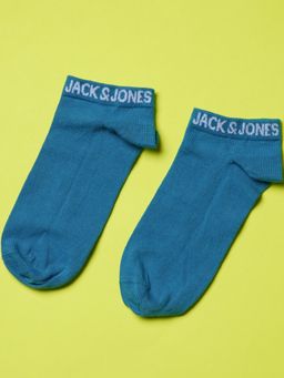 Jack & Jones - Men Solid Blue Socks